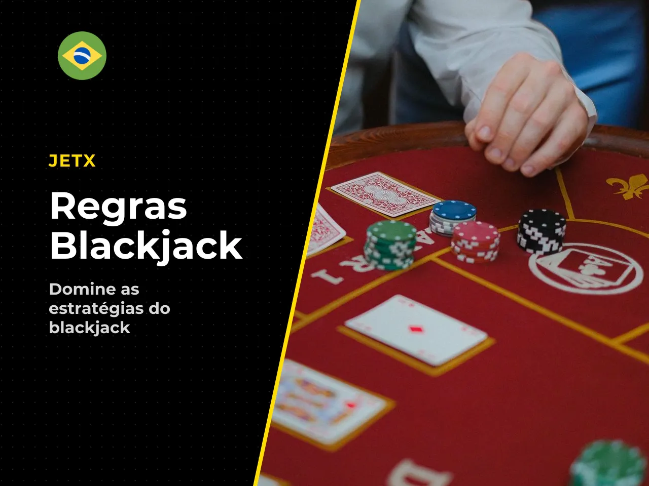 Hit, Stand e Double Down. As três ordens principais ditam o andamento padrão da disputa: hit é a solicitação de uma nova carta, stand finaliza permanentemente sua jogada e double down multiplica o ris