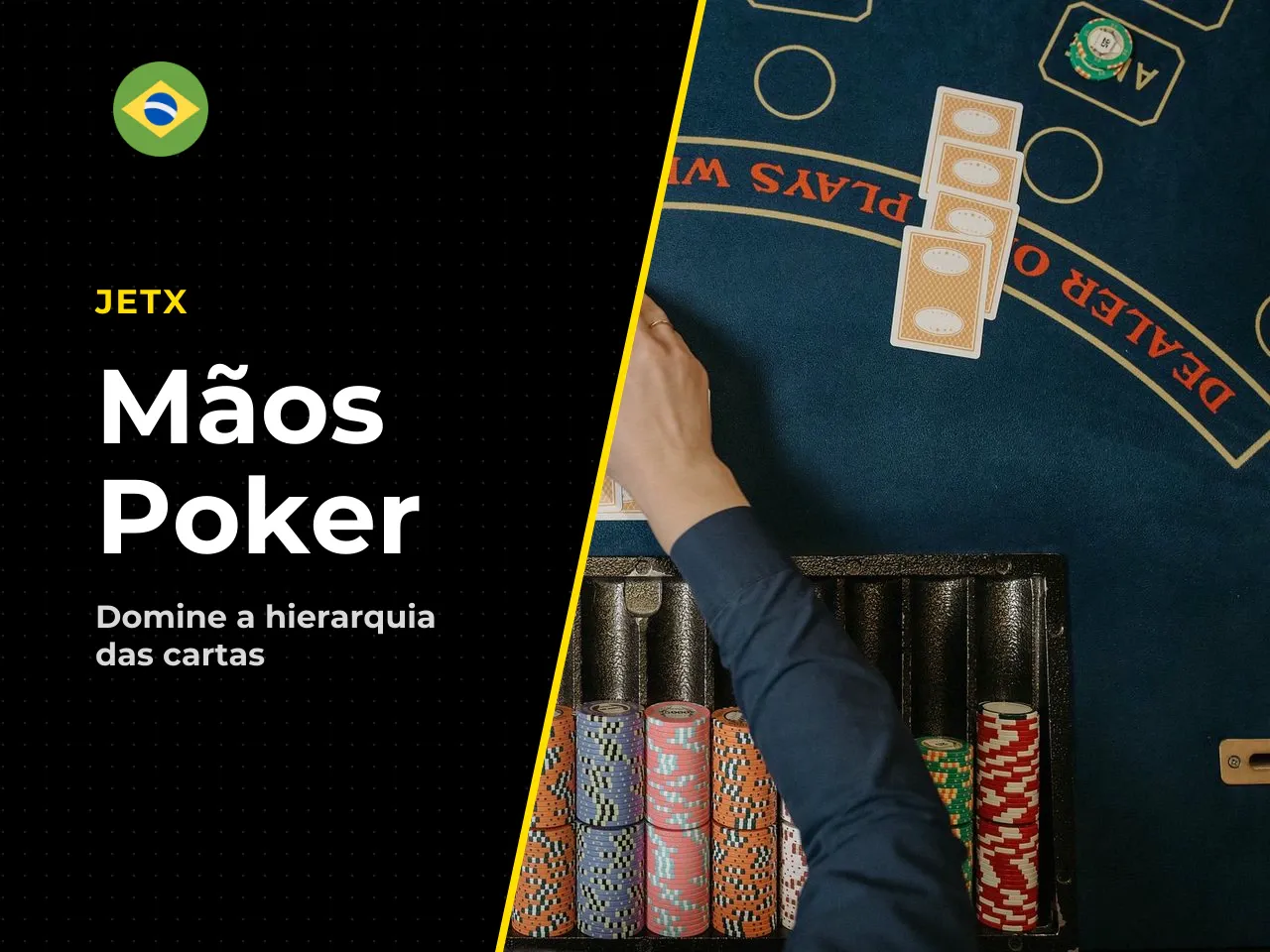 Ranking completo das mãos de poker (da mais alta à mais baixa). Esta é a hierarquia que define quem ganha no showdown. Memorizar essa lista é, sem exagero, o primeiro dever de casa de qualquer jogador
