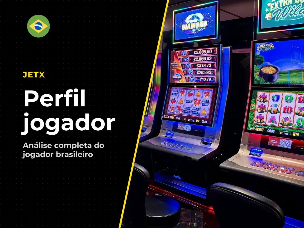 Perfil dos jogadores brasileiros. Um levantamento reportado pelo portal O Correio indica que 48% dos entrevistados associam sua participação em [cassinos virtuais a jogadores brasileiros](https://jetx