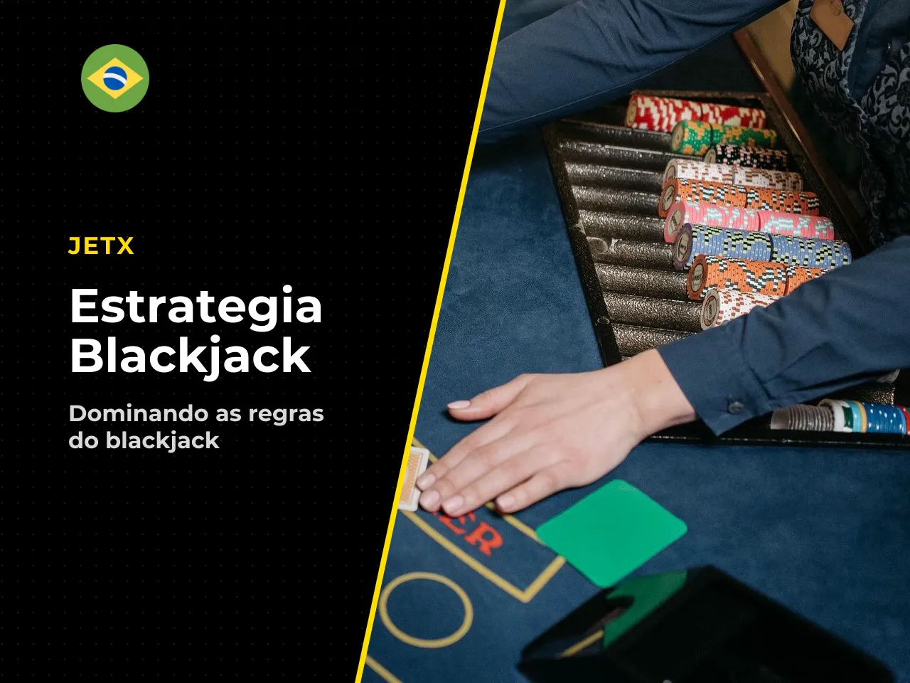 3 regras de ouro da estratégia básica. Se toda a teoria parecer complexa demais para memorizar, comece por estas três regras. Elas cobrem a maioria das decisões na mesa: 1. **Nunca divida 10s ou 5s.**