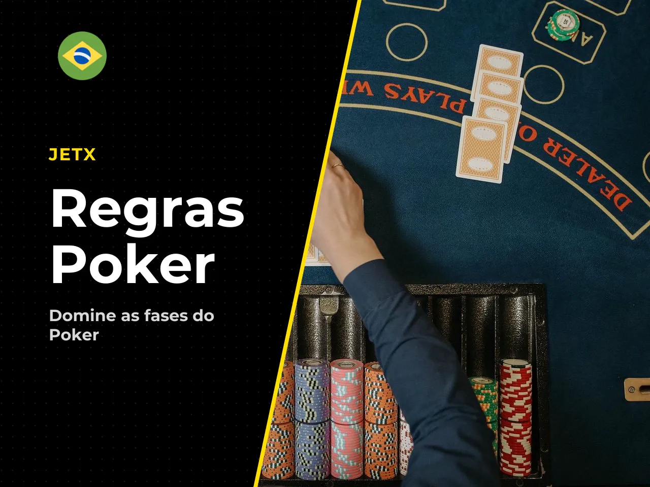 Pré-flop, flop, turn e river sem complicação. **1. Pré-flop (nenhuma carta comunitária na mesa)** O dealer distribui duas cartas fechadas a cada jogador, uma por vez, no sentido horário. A ação começa